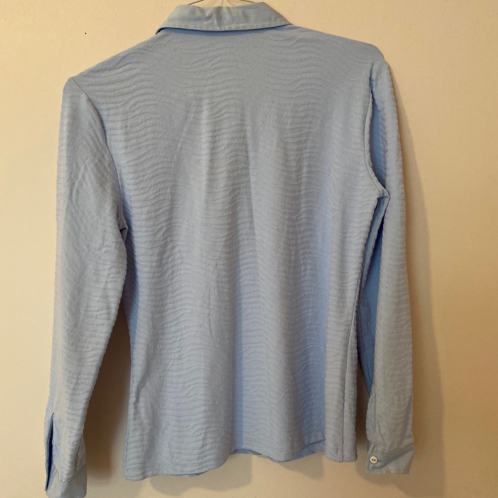 J Mclaughlin Light Blue Button Down Size:Med - image 2